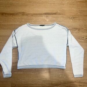 rag & bone Cropped Sweatshirt Shirt
